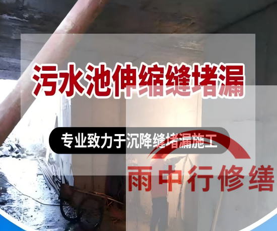 临汾某污水处理厂钢筋混凝土池堵漏案例